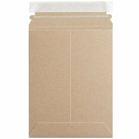 LAVEX Stayflats Kraft Self-Sealing Rigid Mailer #10, 100PK 442SF10PSK